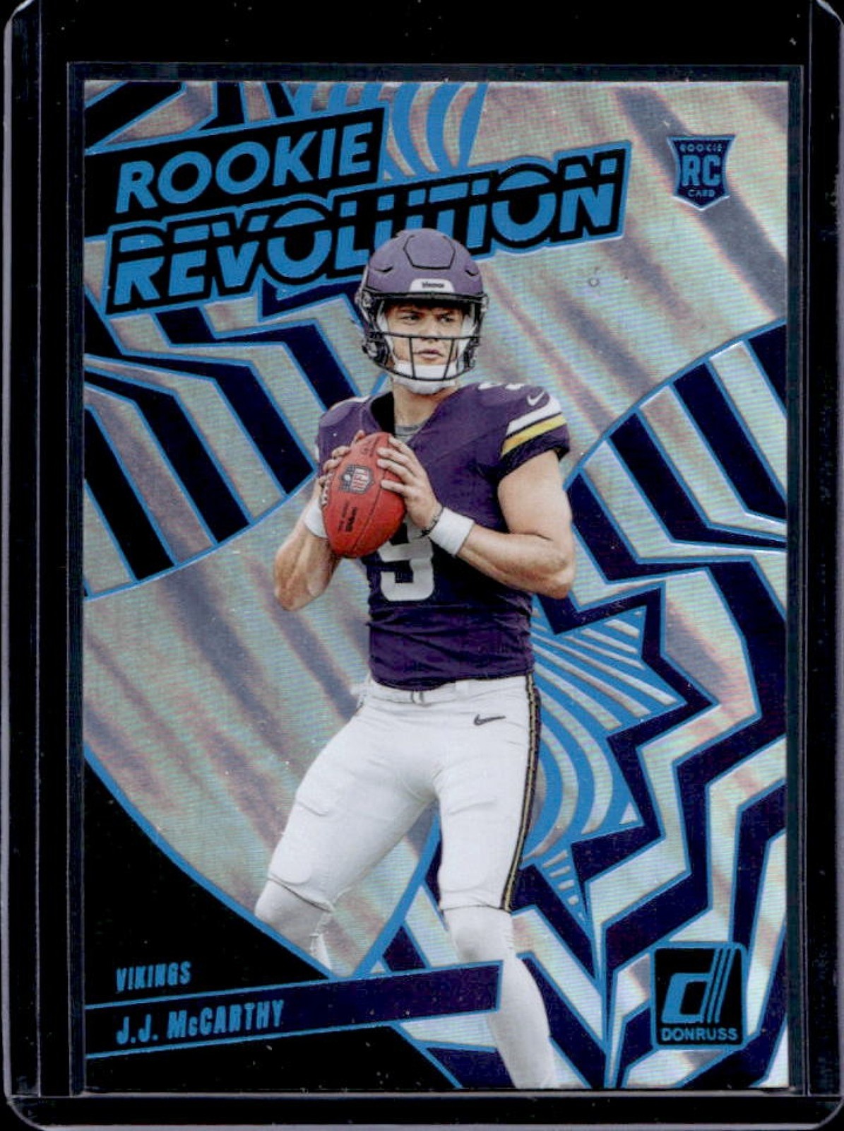 2024 Donruss JJ McCarthy Rookie Revolution RC Lava Rookie #2/10 Vikings