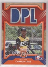 2022 Panini Elite Extra Edition DPL Material Orange /199 Camilo Diaz #DM-CD r9d
