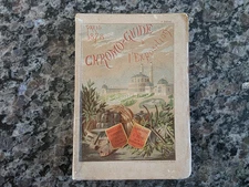 1878 Paris World Exposition Fair Chromo a l' Exposition Color Print Guide Book
