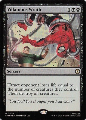 Villainous Wrath R Marvel's Spider-Man 74 NM Foil