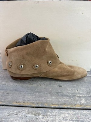 Alberto Fasciani Damen Stiefelette Beige Echtleder EU37 AF1092