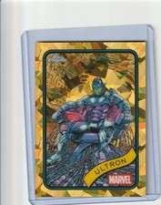 2025 Topps Marvel Chrome Sapphire Ultron #138 gold refractor 25/50