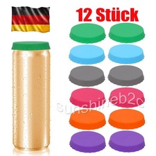12x Getränkedosen Verschluss Silikon Bierdos...