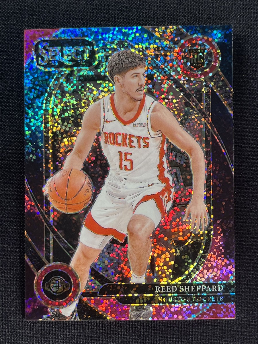 2024-25 Panini Select Reed Sheppard #299 Courtside Cosmic Rookie RC Case Hit SSP