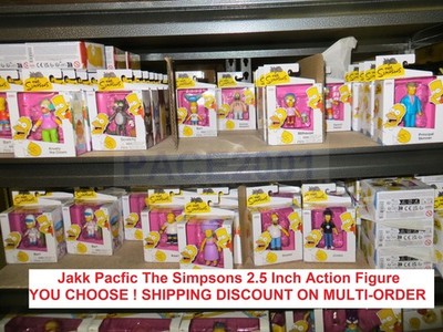 Jakks Pacific The Simpsons 2.5'' Action Figures. You Choose! (Multi Ship Discount