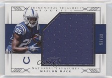 2017 Panini National Treasures Tremendous Rookies 93/99 Marlon Mack #37 5b9