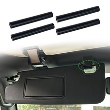 Sun Visor Repair Kit for Jk Jku 2007-2017 Tubes for Left  Right Side Black