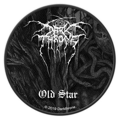 Darkthrone Patch Rund · Old Star · Band Aufnäher · Offizieller Merch