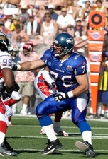 Steve Hutchinson NFC in action v the AFC at the NFL Pro Bowl Game - 2004 Photo 1