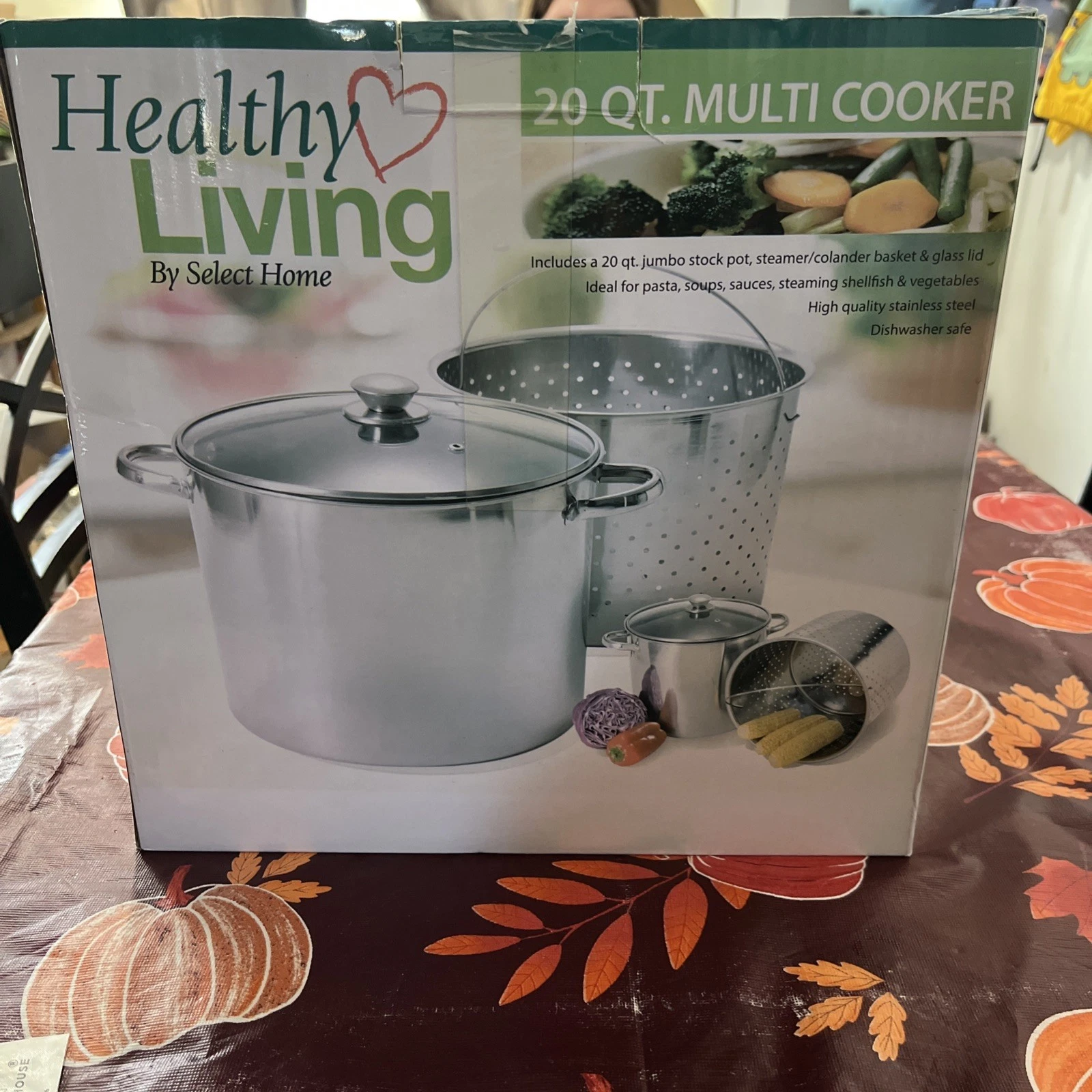 Healthy Living by Select Home 20 QT. Multi Cooker Steamer