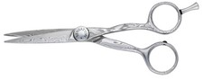 Tondeo Sensation Damast Offset 5.5 Conblade Hairdressing Scissors