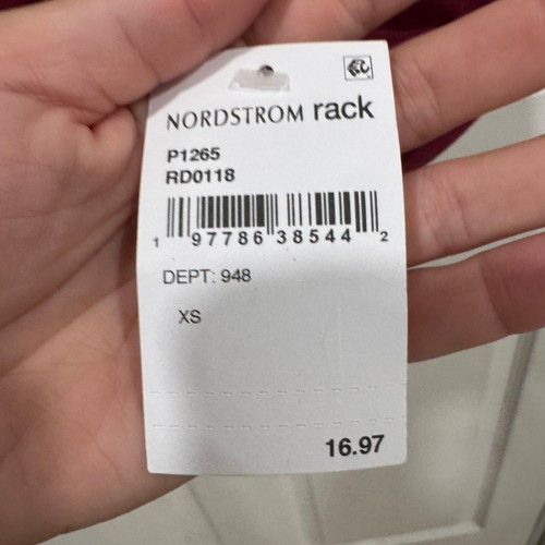 Nueva con etiquetas Camiseta Madewell Softfade Algodón Cuello en V Para Mujer Borgoña Extra Pequeña XS - Imagen 3 de 6