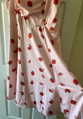 Ladies 50’s Style Summer Dress Size 2XL / 20 BNWT - Picture 4 of 11