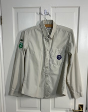 Explorer Scout Long Sleeve Uniform Shirt Official size 10 used badges