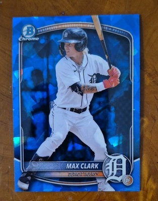 #ad 2025 Bowman Draft Max Clark Blue Sapphire Refractor #BDC 48 $4.99