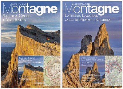 Sas Dla Crusc und Val Gadertal-Latemar, Lagorai, Val di Fiemme e Cembra. Ediz. ...