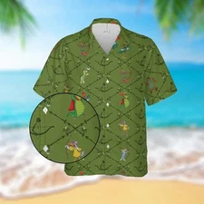 Robin Hood Hawaiian Shirt Casual Button Down Shirt Unisex Adults Full Size S-5XL