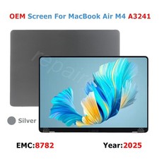 US For Macbook Air 15" M4 A3241 LCD Display Screen Replacement Assembly EMC:8782