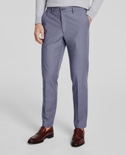 Michael Kors Men's Ash Blue Classic Fit Pants 38 X 32 New 95 MAJOPX3Z0316