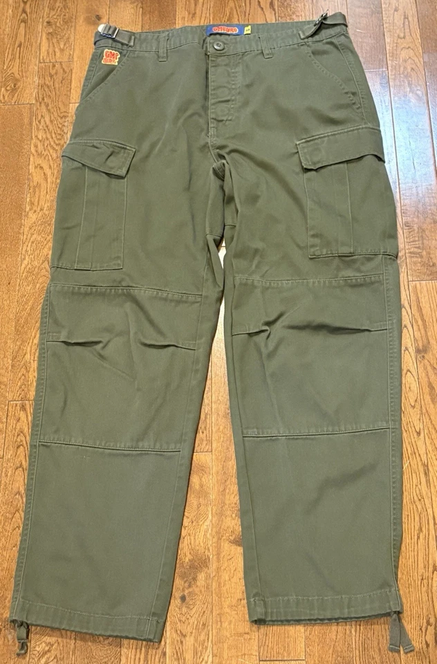 Empyre 2 PARES Pantalones Carga Hombres 30 Tostado Caqui Verde Patinador Streetwear Grunge Y2K Foto 2 de 4