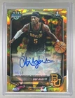Obi Agbim 2025 Bowman Chrome Sapphire #CPA-OA Gold Refractor 1st RC Auto 10/50