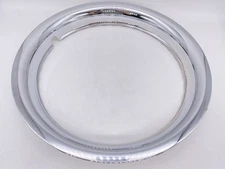 Universal Beauty Trim Rings Polished Stainless Steel 14" x 1.5" Set of 4 NEW