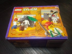 ⭐(1&times;) Lego Pirates 1996 Skeleton Crew 6232 100%Complete Box+Ins⭐