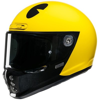 HJC V10 Pacman LE Helmet - Yellow/Black - MC-3 - 2XL 0829-1203-08