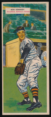 1955 Topps Double Header #87 Bob Kennedy & #88 Windy McCall EX