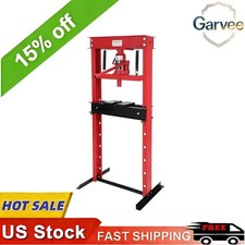 20 Ton Hydraulic Floor Press H-frame Adjustable Height For Metalworking