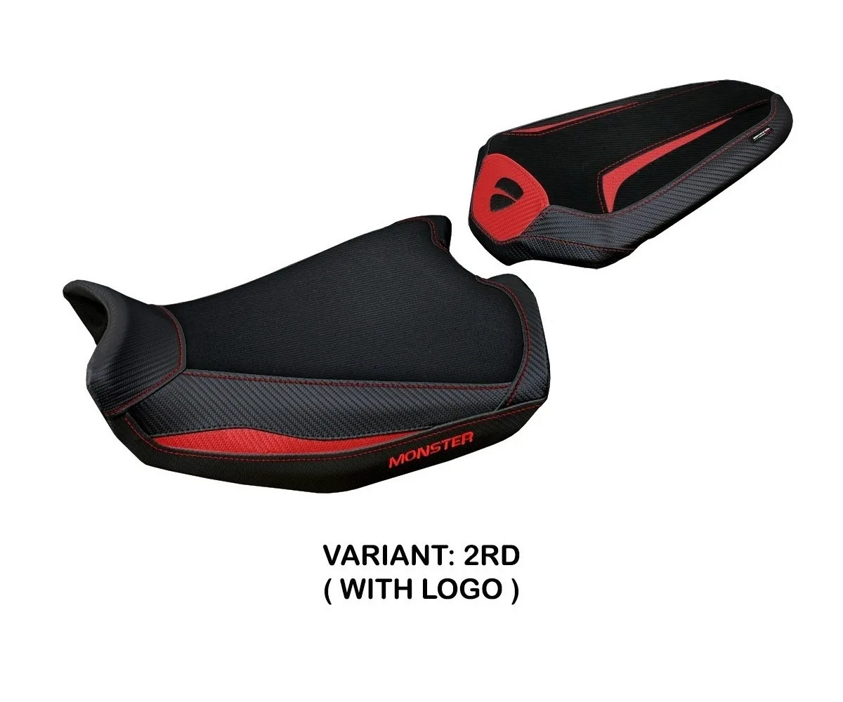 Seat saddle cover Linosa Red (RD) TPZ Italia for DUCATI MONSTER 937 2021 MK