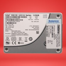 Intel SSDSC2BB120G6L 120GB, 2.5in SATA 6Gb/s, 16nm, MLC SSD DC S3510 Series