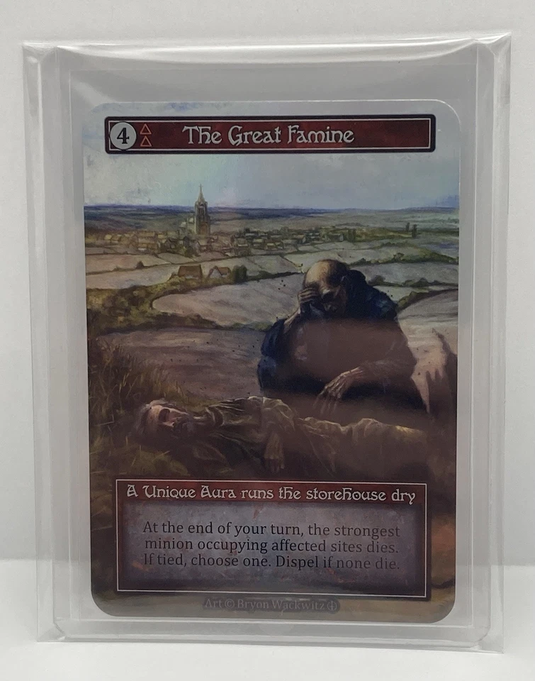 Unique Foil - The Great Famine - Sorcery Arthurian Legends - Image 3 of 4