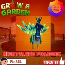 60KG+ HUGE NIGHTMARE PEACOCK - Grow A Garden | GAG 🌻 Fast Delivery-Cheap Pets!