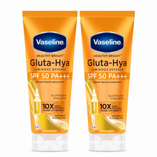 Vaseline Healthy Bright Gluta-Hya SPF 50 PA  Sunscreen   Pack of 2