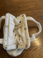 Beaded Vintage Purse With Rayon Lining
