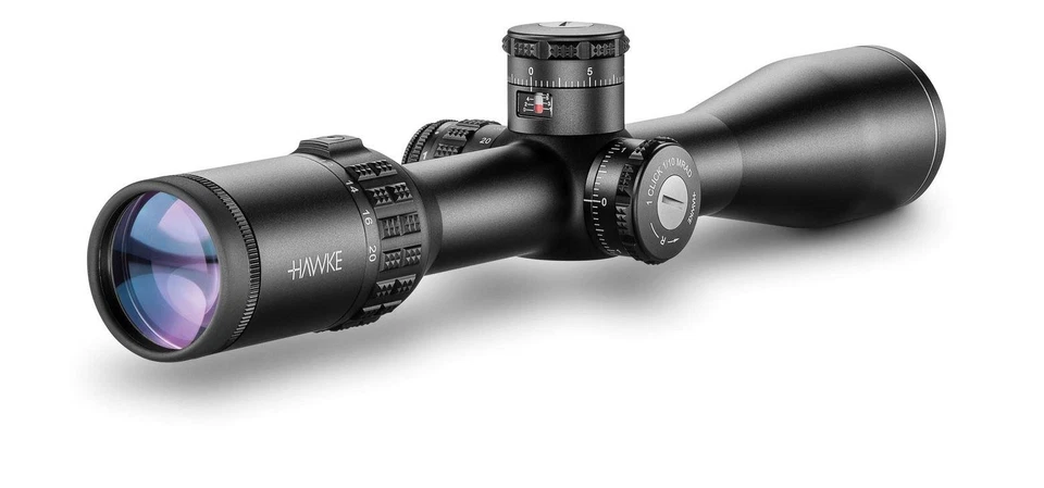Hawke Sidewinder 30 SF 6.5-20x44 20x Half Mil Dot Gen2 Sidewheel Sunshade 17150 - Image 2 of 4