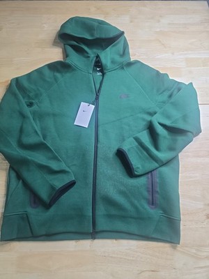 Nike Men's Tech Fleece Windrunner Full-Zip Training Hoodie Green XL FQ1883-341