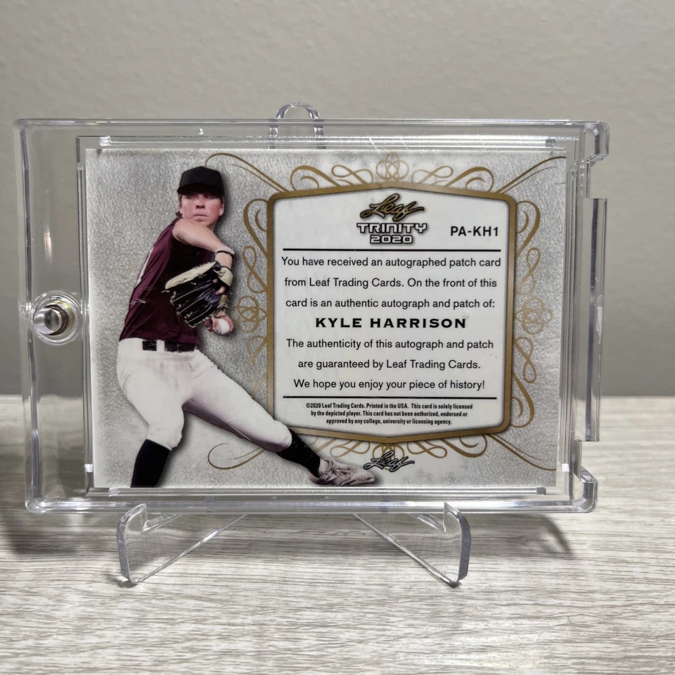 2020 Leaf Trinity RPA Logo Kyle Harrison /50 - Image 2 of 2