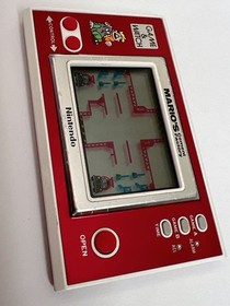 Nintendo Game ＆Watch Mario's Cement Factory ML-102 Wide Screen Tested