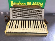 Vintage Carmen Accordion Piano Instrument M. Hohner In Case