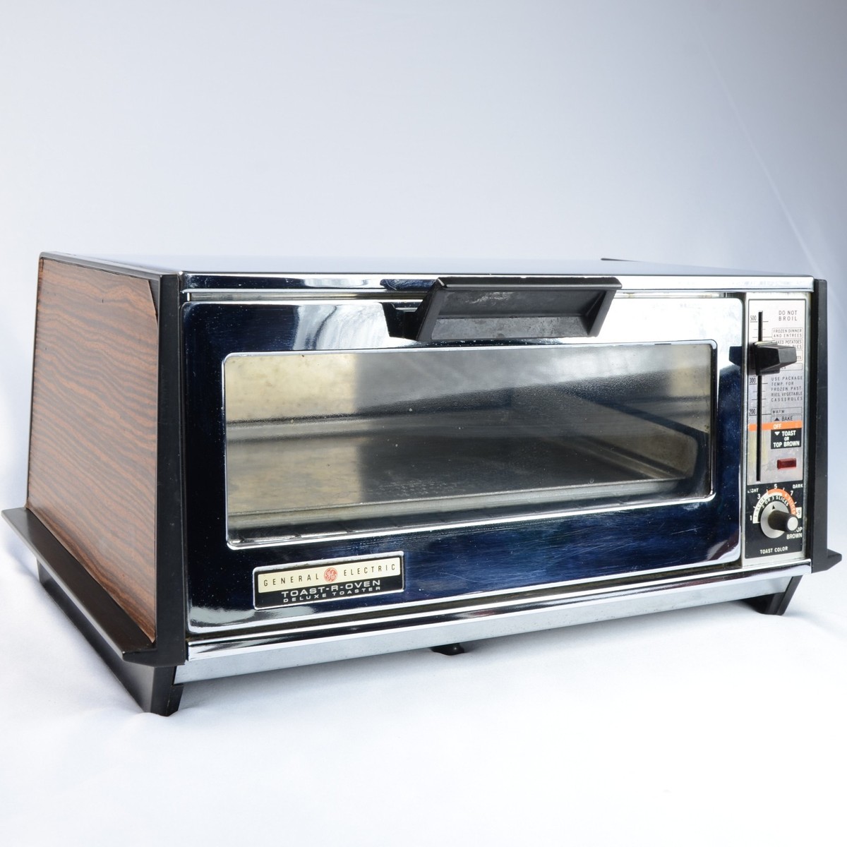 US家電【ＧＥ】TOAST-R-OVEN 美クローム！大きめオーブントースター Vintage GE General Electric Toast-R-Oven Deluxe Toaster Oven