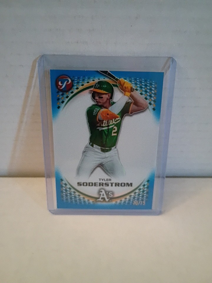 2026 Topps Pristine Tyler Soderstrom Athletics #159 /75 Blue 