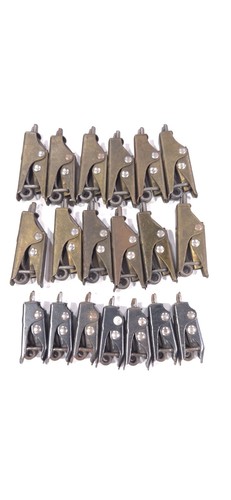 Lot of 19 Yates Skin-Tite Metal Fasteners Clamps