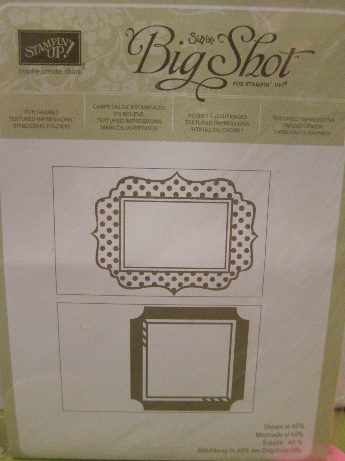 Stampin Up Textured Impressions Embossing Folder | eBay