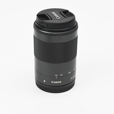 レンズ(ズーム) CanonZOOM EF-M 55-200mm 1:4.5-6.3 IS STM Canon Zoom Lens EF-M 55-200mm f/4.5-6.3 IS STM Black / silver From