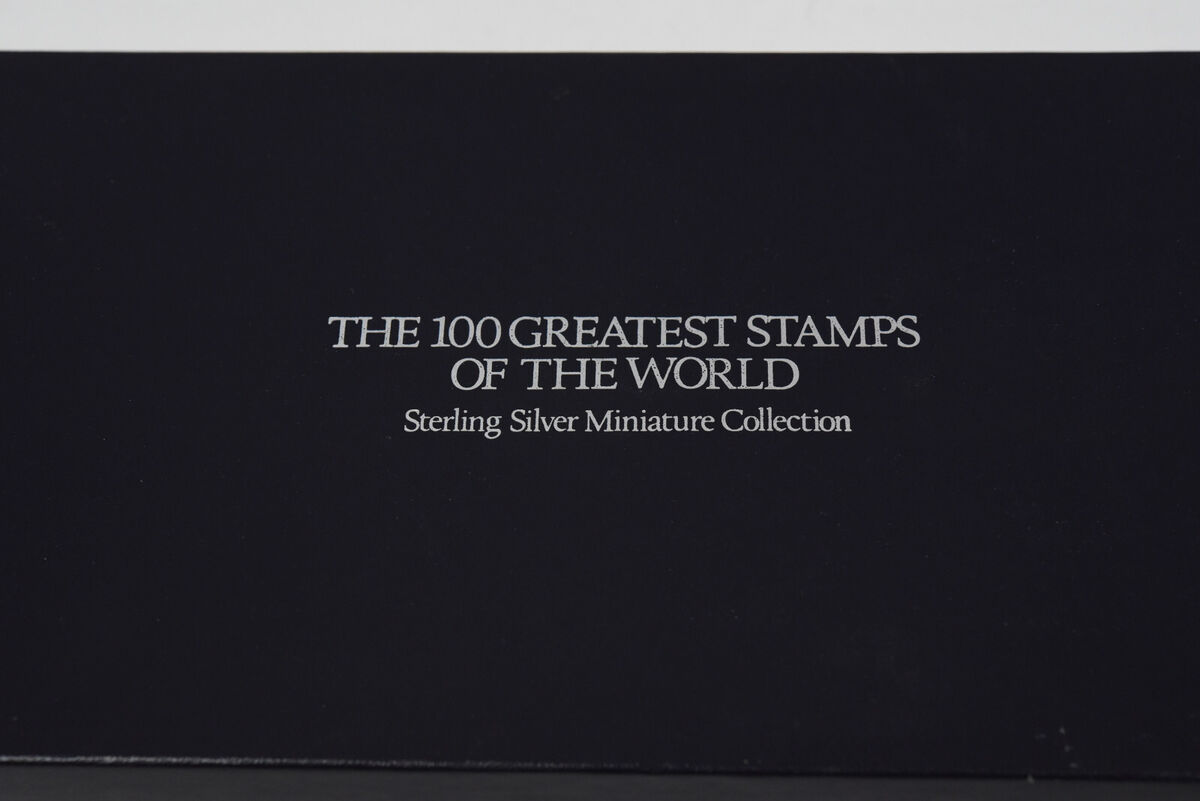 Franklin Mint Silver 100 Greatest Stamps of the World Franklin Mint Silver 100 Greatest Stamps of the World