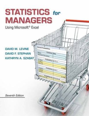 Statistics for Managers Using Microsoft Exc- David Levine, 0133061817, hardcover
