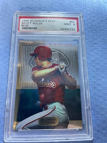 1995 Bowman's Best Blue #87 Scott Rolen Rookie RC ROY! PSA 9 *MINT* HOF 2023!!