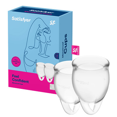 Menstruationstasse, 'Feel Confident - Menstrual Cup Set', 15 & 20 ml
